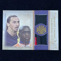 Zlatan Ibrahimovic / Clarence Seedorf イブラヒモヴィッチ / セードルフ Futera Unique 2013 /170 ジャージ Jersey AC Milan