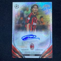 【52枚限定】Filippo Inzaghi フィリッポ・インザーギ Topps Chrome UCC 2023-24 /52 ToppsFractor Auto サイン 直筆 AC Milan