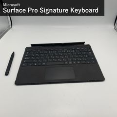 マイクロソフト Microsoft Surface Pro Signature シグネチャー キーボード スリムペン2付き ブラック 黒 日本語キーボード アルカンターラ ペン格納・充電対応 Surface Pro 8 / Surface Pro X 対応
