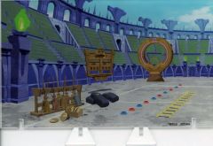 중고 アクリルスタンド・アクリルパネル マジフト部 背景アクリルスタンド 「ディズニー ツイステッドワンダーランド」