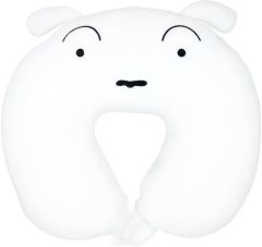 新品 クッション・本体 シロがわたあめになるネックピロー 「 짱구 」