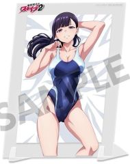 新品 アクリルスタンド・アクリルパネル 山城恋 競泳水着 ver. A 描き下ろしビジュアルアクリルプレート 「魔都精兵のスレイブ2」