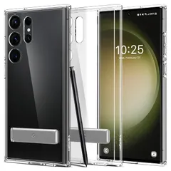【新品】 Spigen Galaxy S23 Ultra ケース ウルトラ・ハイブリッドS (クリスタル・クリア)