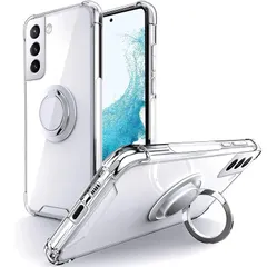 【新品】 Rockaway 互換性 Galaxy S22用 SC-51C SCG13 ケース リング付き スタンド機能 -クリア