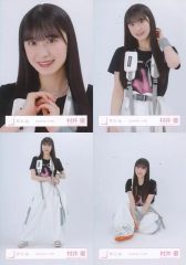 중고 生写真 坂道シリーズ ◇櫻坂46 村井優 櫻坂46ランダム生写真 2024年 夏フェス衣装 4種コンプリートセット