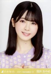 【中古】生写真(坂道シリーズ) 筒井あやめ/バストアップ・シアー/「乃木坂46 2021.September-II」WebShop 限定ランダム生写真