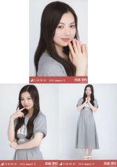 중고 생 사진 사카미치 시리즈 ◇노기자카 46 나가시마 린사쿠라 「노기자카46 2025.August-II」회장 한정 랜덤 생 사진 3종 완성 세트