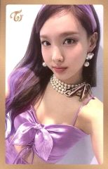 중고 컬렉션 카드 여성 TWICE 나영 그룹 로고 / 골드 프레임 CD "Feel Special "부속 포토 카드