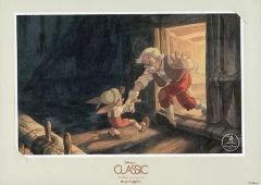 중고 原画イラストボード disney on classic 夢と魔法の贈りもの 複製原画 ピノキオ