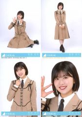 중고 生写真 坂道シリーズ ◇松田好花 CD「卒業写真だけが知ってる」初回仕様限定盤 封入特典生写真 4種コンプリートセット