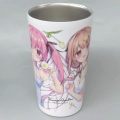 중고 同人食器関連 オリジナル ステンレスサーモタンブラー 莉奈ちゃん＆りらちゃん 宮坂みゆ＆宮坂なこ CANVAS+GARDEN