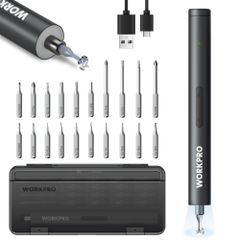 WORKPRO 電動精密ドライバー 精密ドライバーセット 特殊ドライバー 3.6V 20in1 着磁器付き 差し替え式 コードレス 0