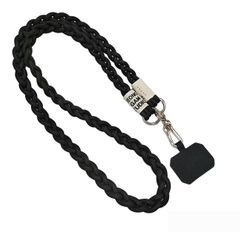 ネックストラップ 三つ編み おしゃれ 可愛い スマホストラップ スマホショルダー ローブ 落下防止 120cm 3way 肩掛け 首掛け 斜め掛け iPhone Android アウトドア スマホショルダーストラップ ストラップホルダー 携帯ストラップ ス 1