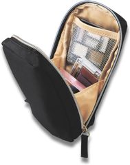 Selyra(セリラ) メイクブラシケース ポーチ 小さめ ミニポーチ 化粧ポーチ メイクポーチ 化粧品 収納 コンパクト可愛い コスメ 持ち運び 旅行 小物入れ おしゃれ 薄型 レディース メンズ プレゼント 黒 (スタンドポーチ) 1