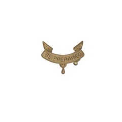 ボーイスカウト BE PREPARED ビンテージ ピンバッジ アメリカ・輸入雑貨 ブローチ ピンバッチ 金色 brooch-8648