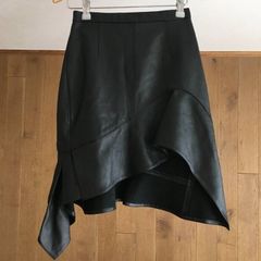美品　Alexander Wangアレキサンダーワン 羊革　レザー　スカート０