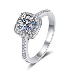 FORMIRAI レディース リング フリーサイズ シルバー925 ジルコニア 婚約指輪 結婚指輪 ジュエリーボックス付き タイプB 0