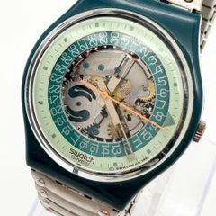 가동품 Swatch 견본 남성 손목 시계 해골 희귀 빈티지