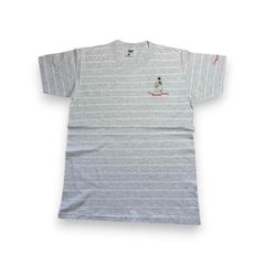 90s ビンテージ Tシャツ USA製 アートT ボーダー グレー ジーザス 半袖 古着 y2k 刺?ロゴ ボーダー柄 アメリカ製 made in USA シングルステッチ o-000011