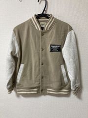 Refurbish キッズ スタジャン アウター 130 ベージュ ライトオン