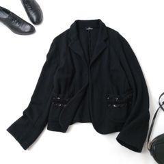 tricot COMME des GARCONS スパンコール テーラードジャケット ウール 日本製 26F