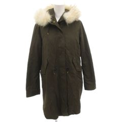 ヴェトモン ドゥ トラバイユ イーティーエス VETEMENTS DE TRAVAIL ETS CHATEAU JUN モッズコート ライナー付き ひざ丈 38 カーキ /FF ■YHS13