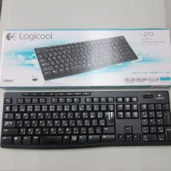 ロジクール Logicool ワイヤレスキーボード K270 無線 薄型 テンキー キーボード