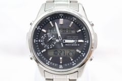 W327-1 動作品 CASIO LINEAGE MULTIBAND6 カシオ リニエージ マルチバンド6 デジアナ 電波ソーラー 腕時計 LCW-M300 メンズ