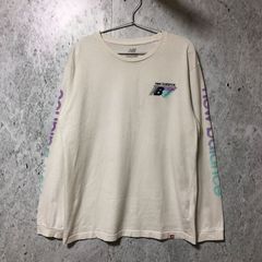 new balance ニューバランス 長袖Tシャツ 白 Lサイズ