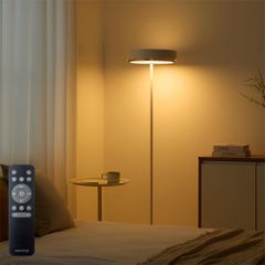 VENTOTA フロアライト リモコン付き 調光調色 LED内蔵 メモリー機能 フロアスタンド スタンドライト ランプ 間接照明 ルームライト 北欧 モダン おしゃれ スタイリッシュ デザイン性 長寿命 省エネ ダイニング リビング 寝室 書 5c24367a