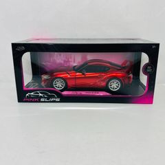 【未開封】 Jada PINK SLIPS TOYOTA GR SUPRA トヨタ スープラ ダイキャスト 1/18 スケール ミニカー / Solid ソリド レッドメタリック