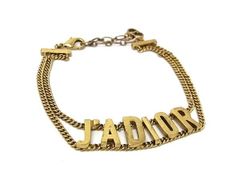 ChristianDior クリスチャンディオール ブレスレット ジャディオール ゴールド メタル レディース 美品