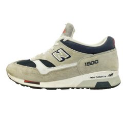 NEW BALANCE ニューバランス M1500GNW イングランド製 1500 Gray Navy グレー ネイビー ローカットスニーカー グレー系 ネイビー系 UK7.5 중고