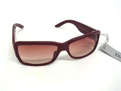 DIOR ディオール サングラス EXTRALIGHT エクストラライト DIOREXTRALIGHT/F ボルドー系 レディース アジアンフィット シルバー金具 超美品