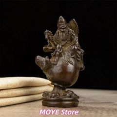 活仏済公仏像 銅器 装飾品 工芸品 美術品 zw0128