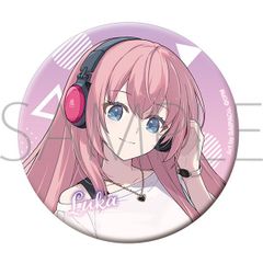 予約 新品 初音ミクシリーズ グリッター缶バッジ 巡音ルカ 正規品