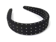 CELINE セリーヌ カチューシャ マイクロ トリオンフ ヘッドバンド ブラック系 シルク レディース ヘアアクセサリー 美品