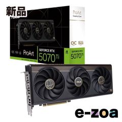 ASUS エイスース ProArt GeForce RTX 5070 Ti OC Edition 16GB/GDDR7 グラフィックボード PROART-RTX5070TI-O16G (2663356)