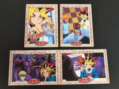 eb650 遊戯王 遊☆戯☆王 カード 4枚 まとめ 武藤遊戯 武藤遊戯 城之内克也 武藤遊戯 海馬瀬人 ストーリー 13 15 31 36 東映アニメーション カードダス