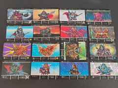 eb651 SDガンダム外伝 カードダス カード 16枚 まとめ ロンメルドワッジ ヘビィガンダム 皇騎士ガンダム マッドゴーレム ガンダムGP01 ガンダムマークII ベルガ ダラス 呪騎士リゲルグ 邪騎士バウ ガンダムGP02