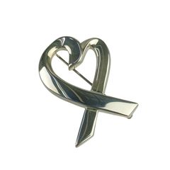 Tiffany&Co. ティファニー ブローチ パロマピカソ ラビングハート シルバー系 SV925 レディース Bigサイズ 美品