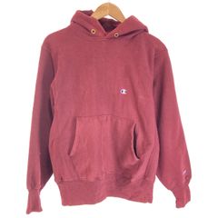 【中古】　Champion REVERSE WEAVE　パーカー　90s vintage　90年代　OLD　プルオーバー　トップス　裏起毛　無地　ワンポイント　USA製　アメカジ　古着　/1591