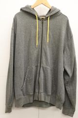 중고 DIESEL メンズジップパーカー XXL ジップパーカー DIESEL XXL グレー 灰 ロゴ