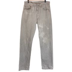 중고 Levi's デニムパンツ 90s vintage 90年代 OLD 95年 刻印552 501 Gパン ジーンズ ボタンフライ カラーデニム USA製 アメカジ 古着 7006