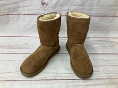 UGG アグ ショートブーツ S/N5825 23cm キャメルカラー系