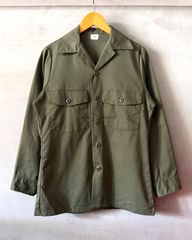 80‘s U.S.ARMY - Utility shirt - size 14 1/2-31 Made in U.S.A. ミリタリーシャツ ユーティリティシャツ アメリカ軍 アメリカ古着 軍もの
