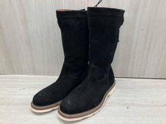 通年 MIHARA YASUHIRO ミハラ ヤスヒロ その他ブーツ ペコブーツ 内側オレンジ スエード 26.5cm 黒