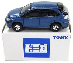 중고 トミカ 1/63 トヨタ ハリアー インディゴブルー 「トミカ おもちゃ缶 第5弾 02」