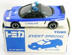 중고 토미카 1/59 혼다 NSX-R 블루×화이트 「토미카 EVENT SPECIAL」 2003년 토미카 박 입장 기념