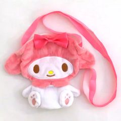 중고 バッグ 마이멜로디 おすわり 「 마이멜로디 ぬいぐるみポシェット」